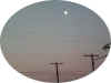 Beeville Texas Moon Setting 1999 October 25
